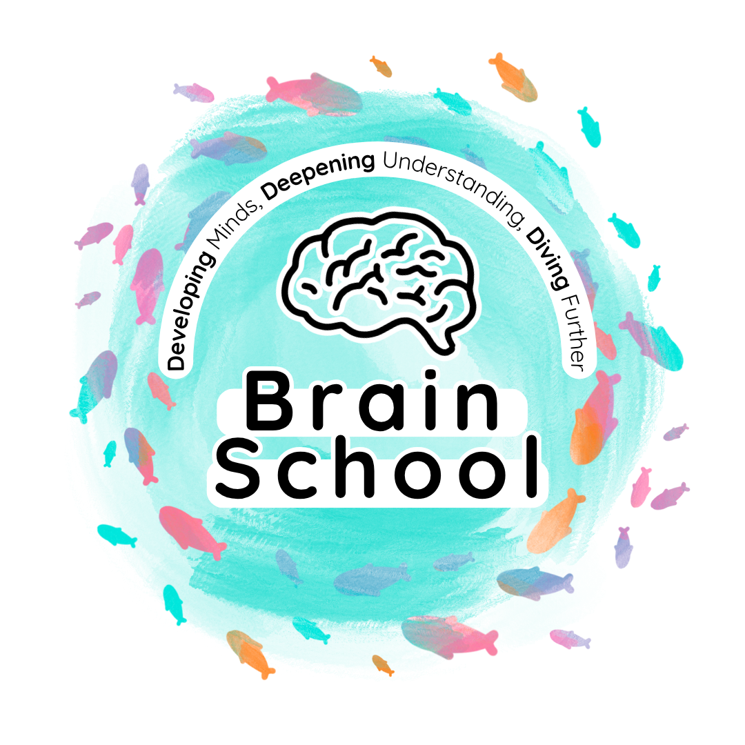Brain School Logo by TGMC and Exciting Teacher 2025 Collaboration